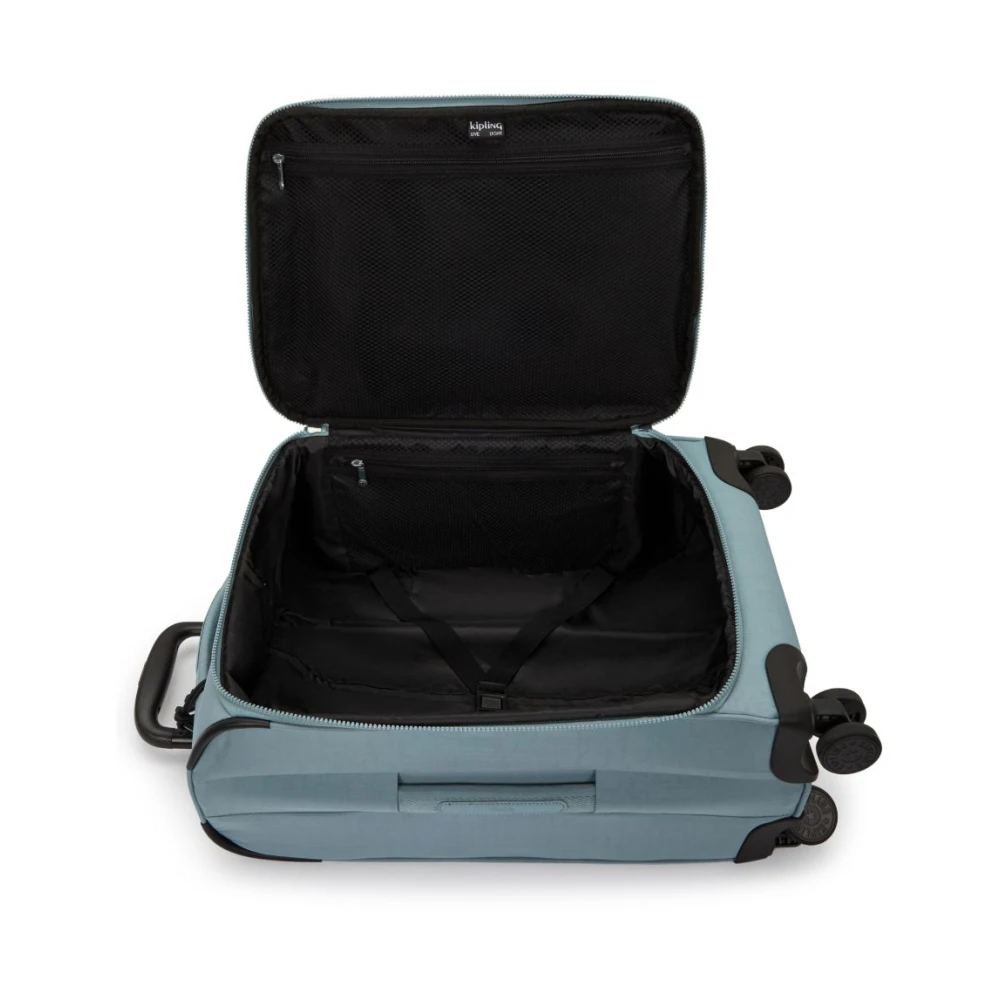Kipling Stijlvolle reistrolley met meerdere zakken Blue Unisex