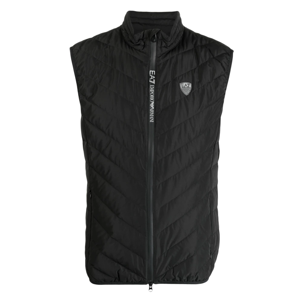 Emporio Armani Ea7 Men's Black Waistcoats, M, Down Waistcoat