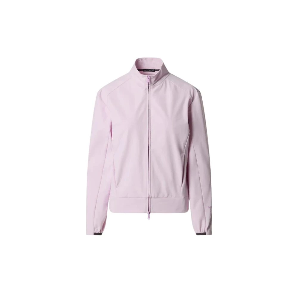 North Sails Women's Pink Zip-Throughs, Xs, High-Neck Packable Zip Sweatshirt
