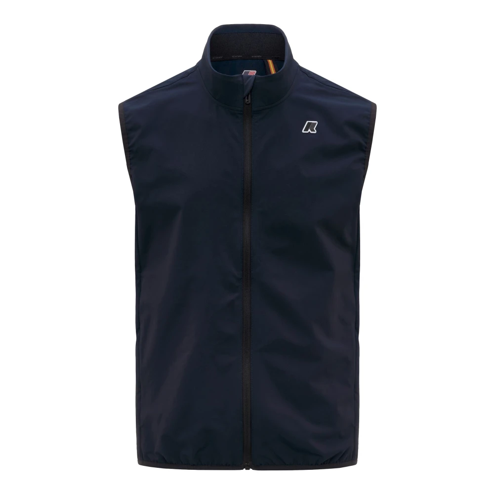 K-Way Herr Blå Jackor 2XL, Polyester, Flaner Travel Vest