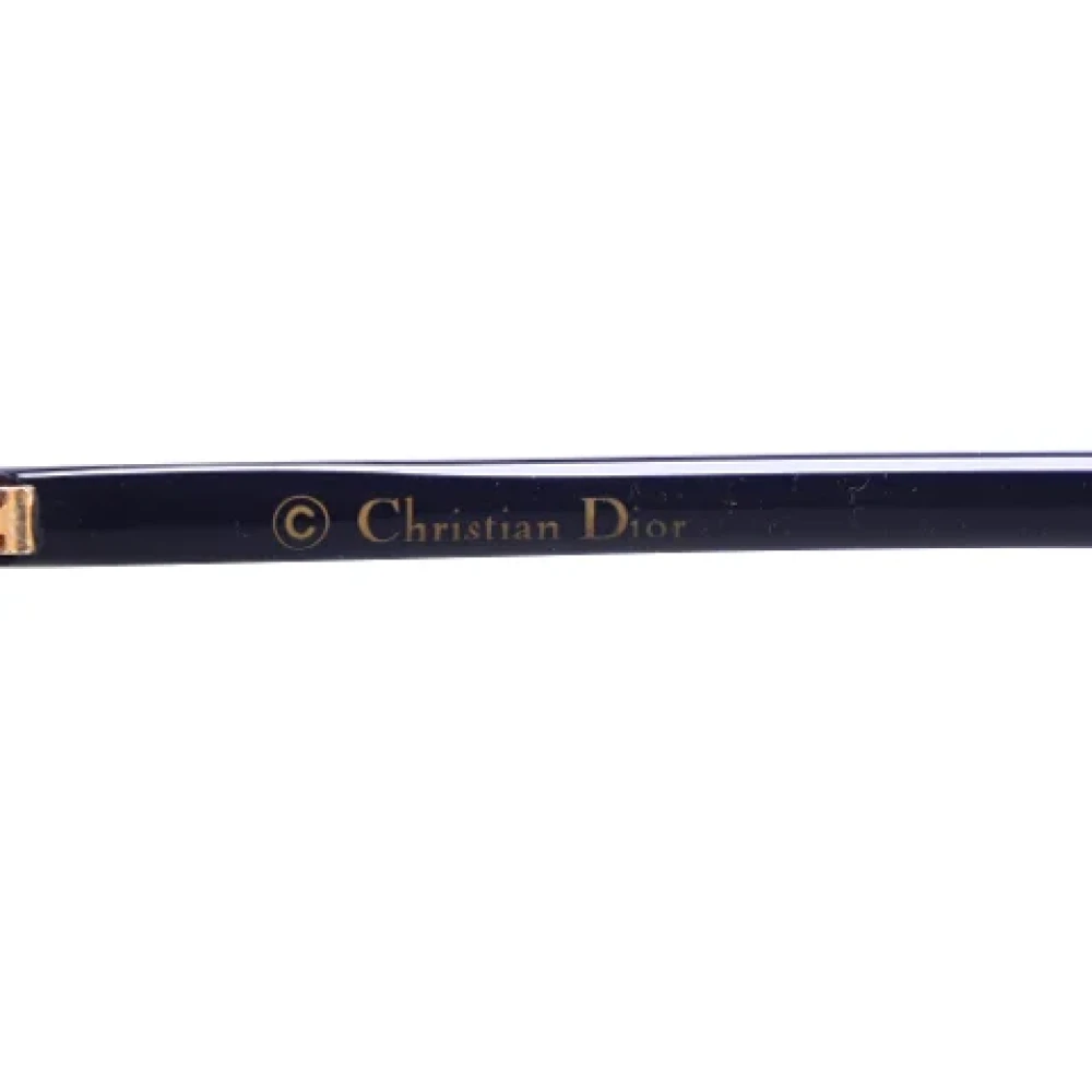Dior Vintage Pre-owned Metal sunglasses Yellow Dames