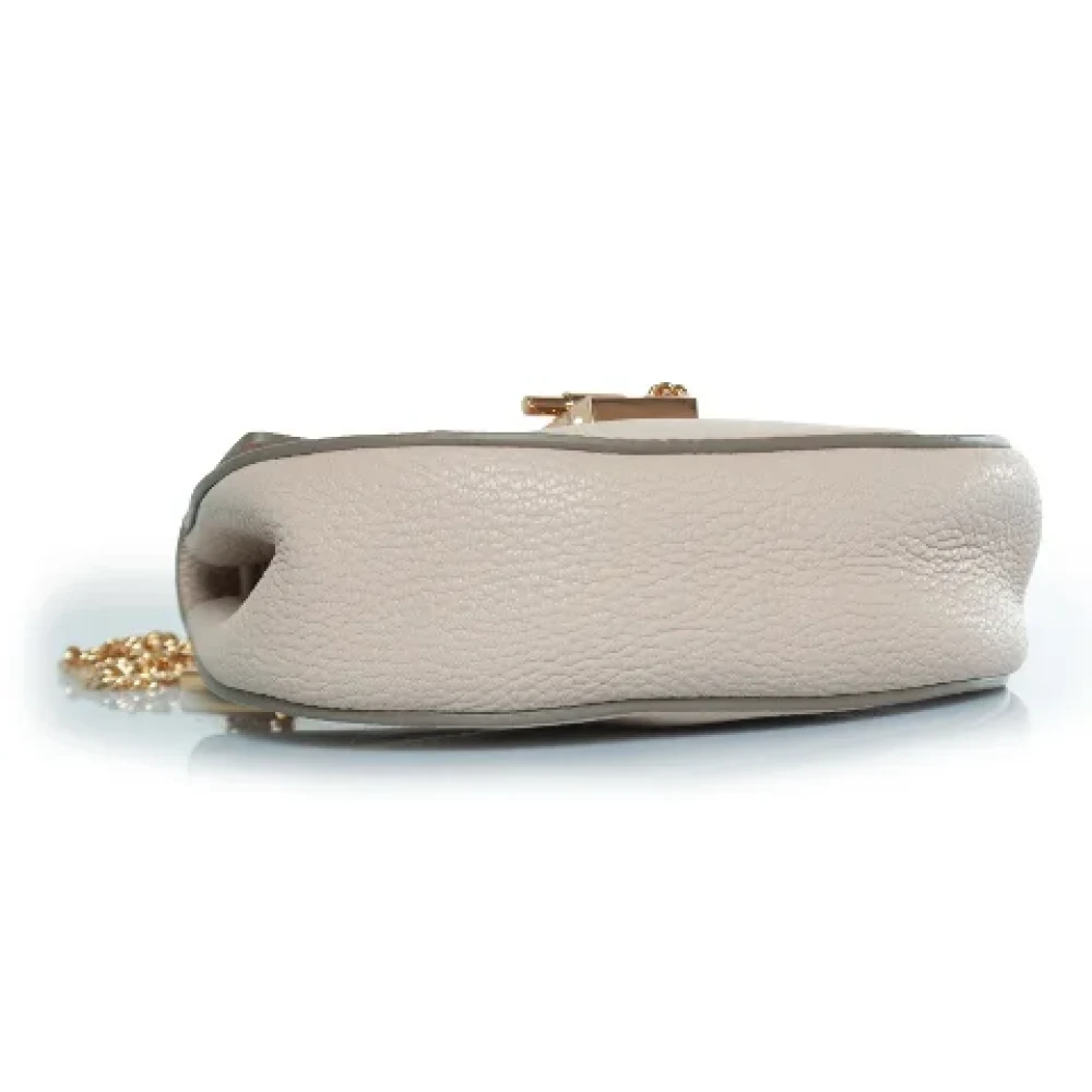 Chloé Leather shoulder-bags Gray Dames