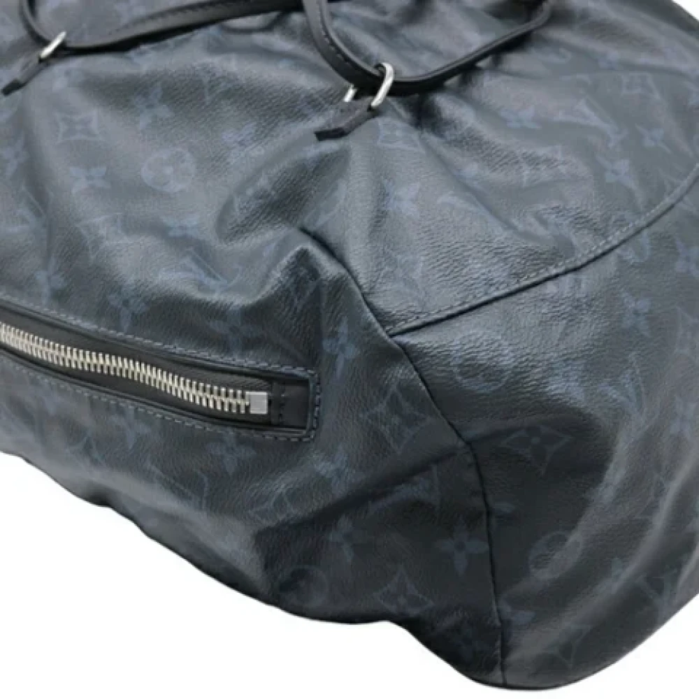 Louis Vuitton Vintage Pre-owned Canvas backpacks Blue Dames