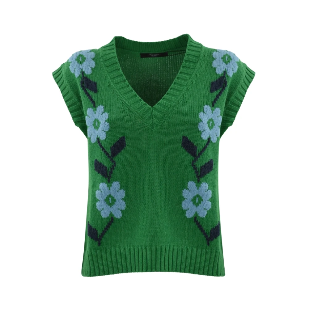 Max Mara Austria Vest Green Dames