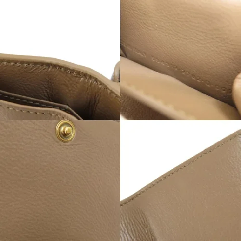 Balenciaga Vintage Pre-owned Leather wallets Brown Dames