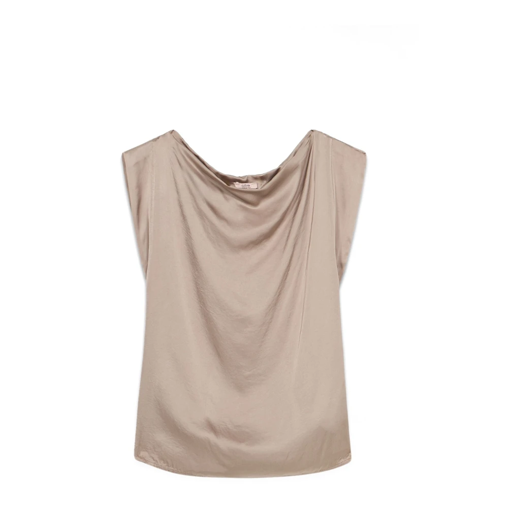 Tops > Sleeveless Tops - - Oltre - Modalova