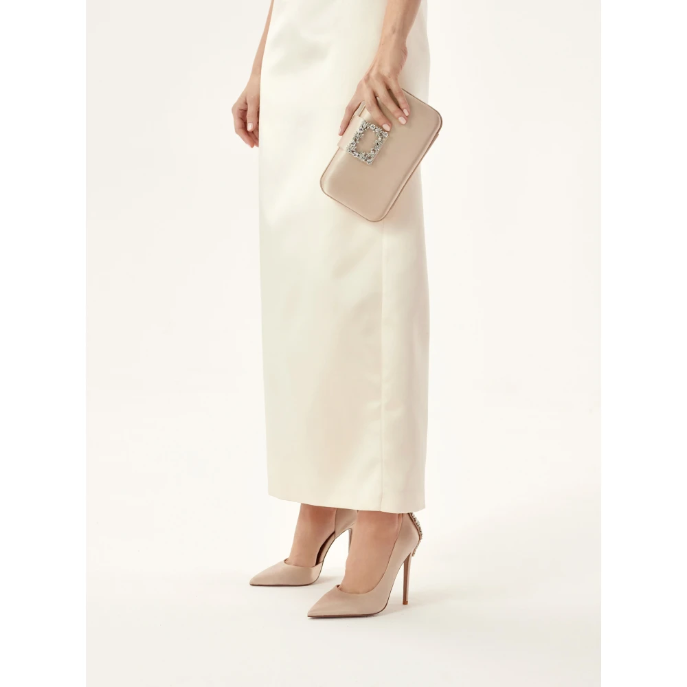 Kazar Kleine avondtas met een versierde sluiting Beige Dames