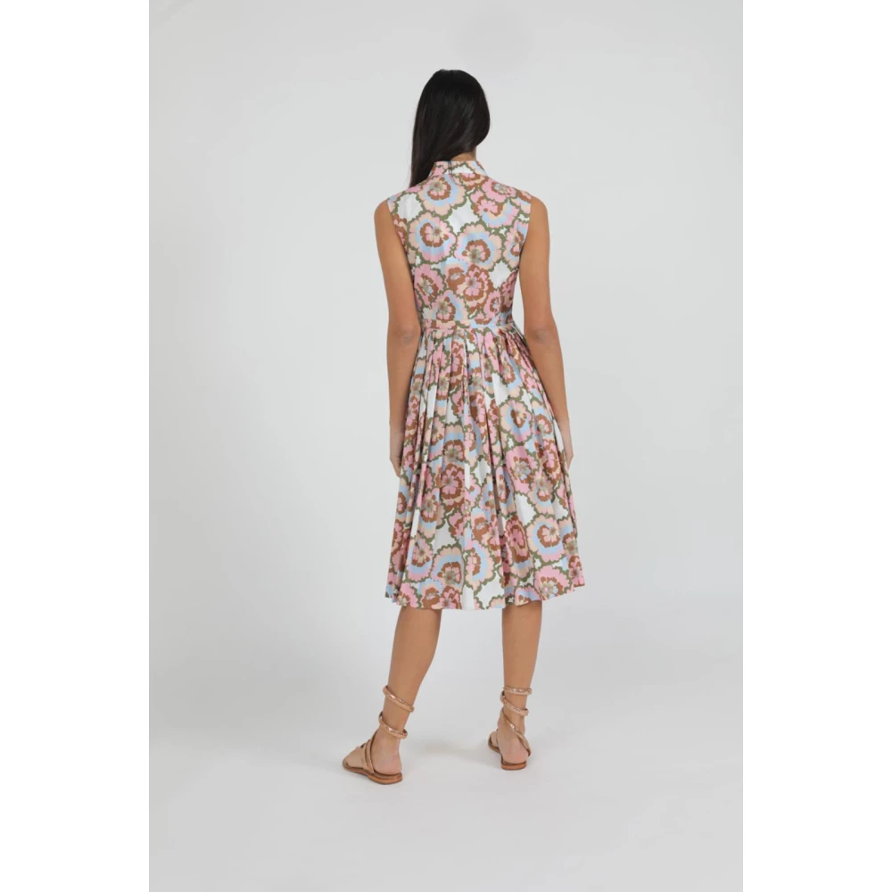 Caliban Elegante Jurk voor Vrouwen Multicolor Dames