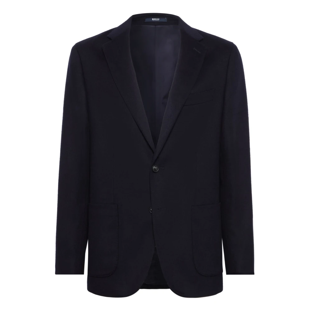 Boggi Milano Cashmere Jas Blue Heren