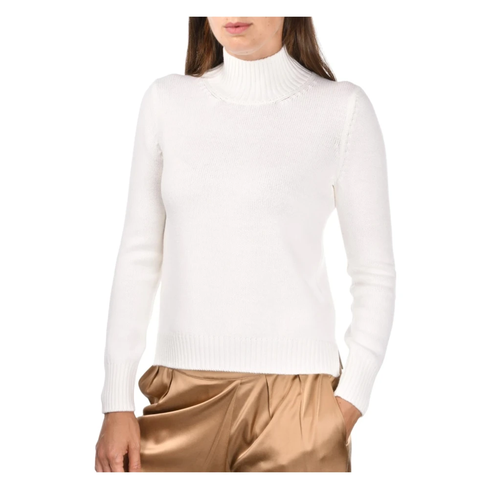 Gran Sasso Stijlvolle Lupetto Trui White Dames