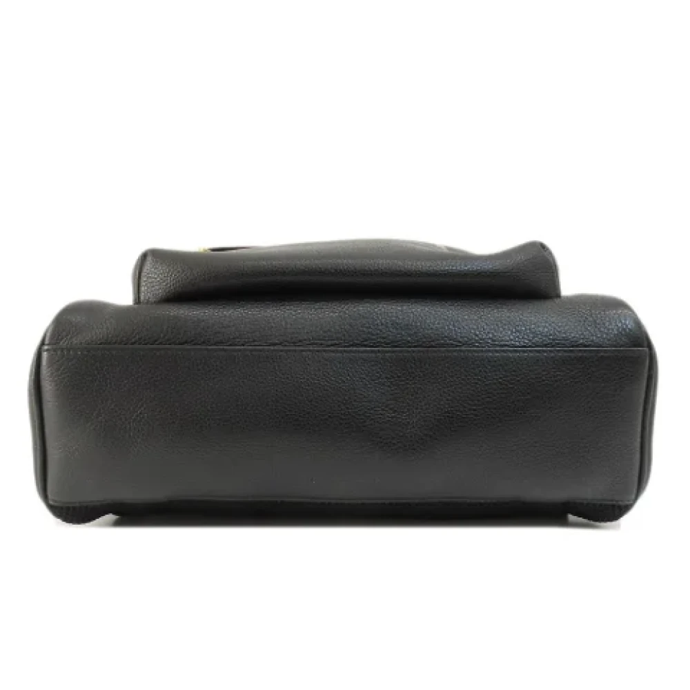 Gucci Vintage Pre-owned Leather shoulder-bags Black Dames