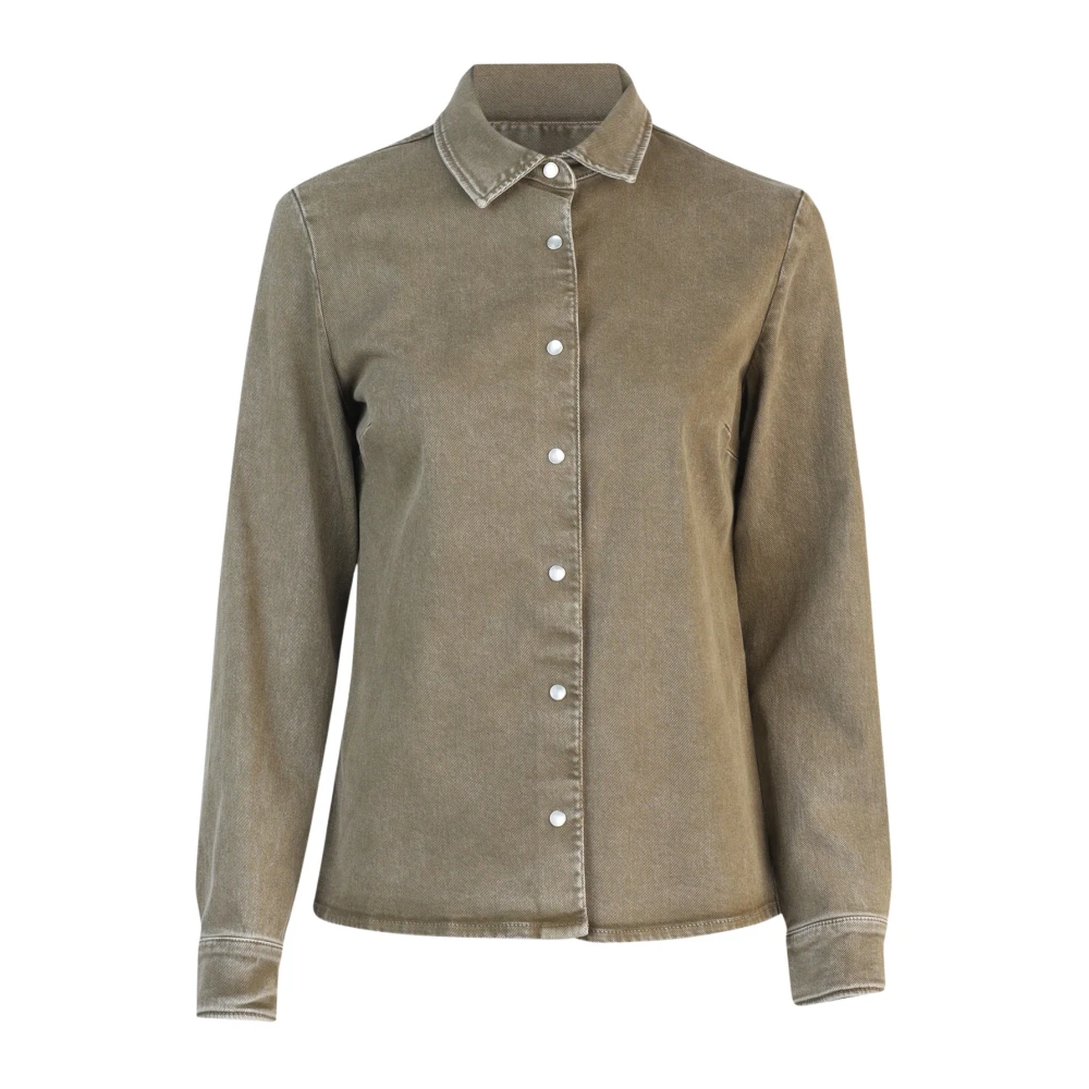March23 Adele Blouse Green Dames