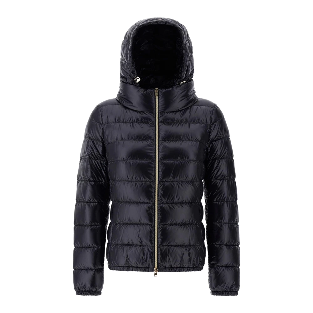 Herno Gewatteerde Capuchonjas Black Dames