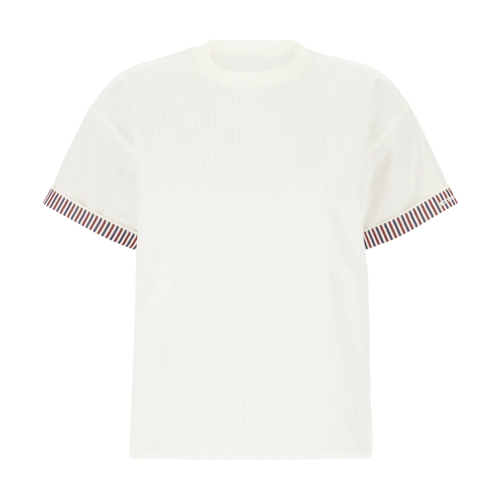 Bottega Veneta Casual Katoenen T-Shirt White Dames