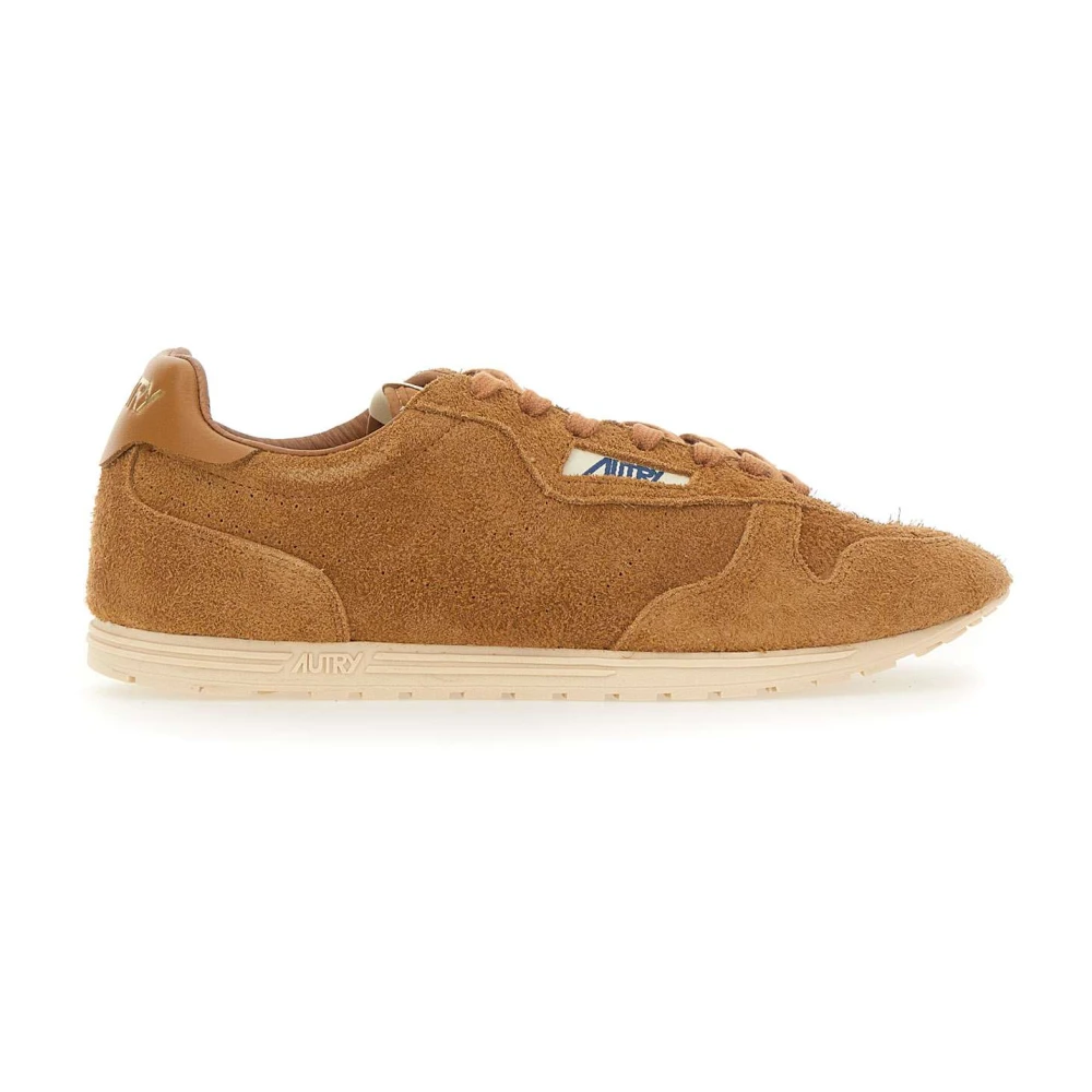 Autry Men's Brown Trainers, Windspin Collection, Earth Colour Size 8 Uk