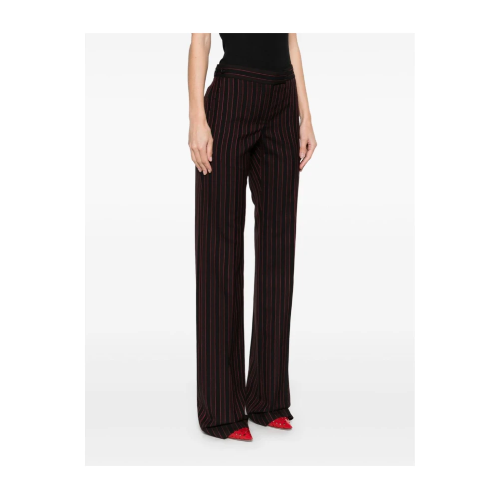 alexander mcqueen Nero E Bordeaux Broeken Dameskleding Brown Dames