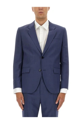 Two-Button Notch Lapel Suit Jacket