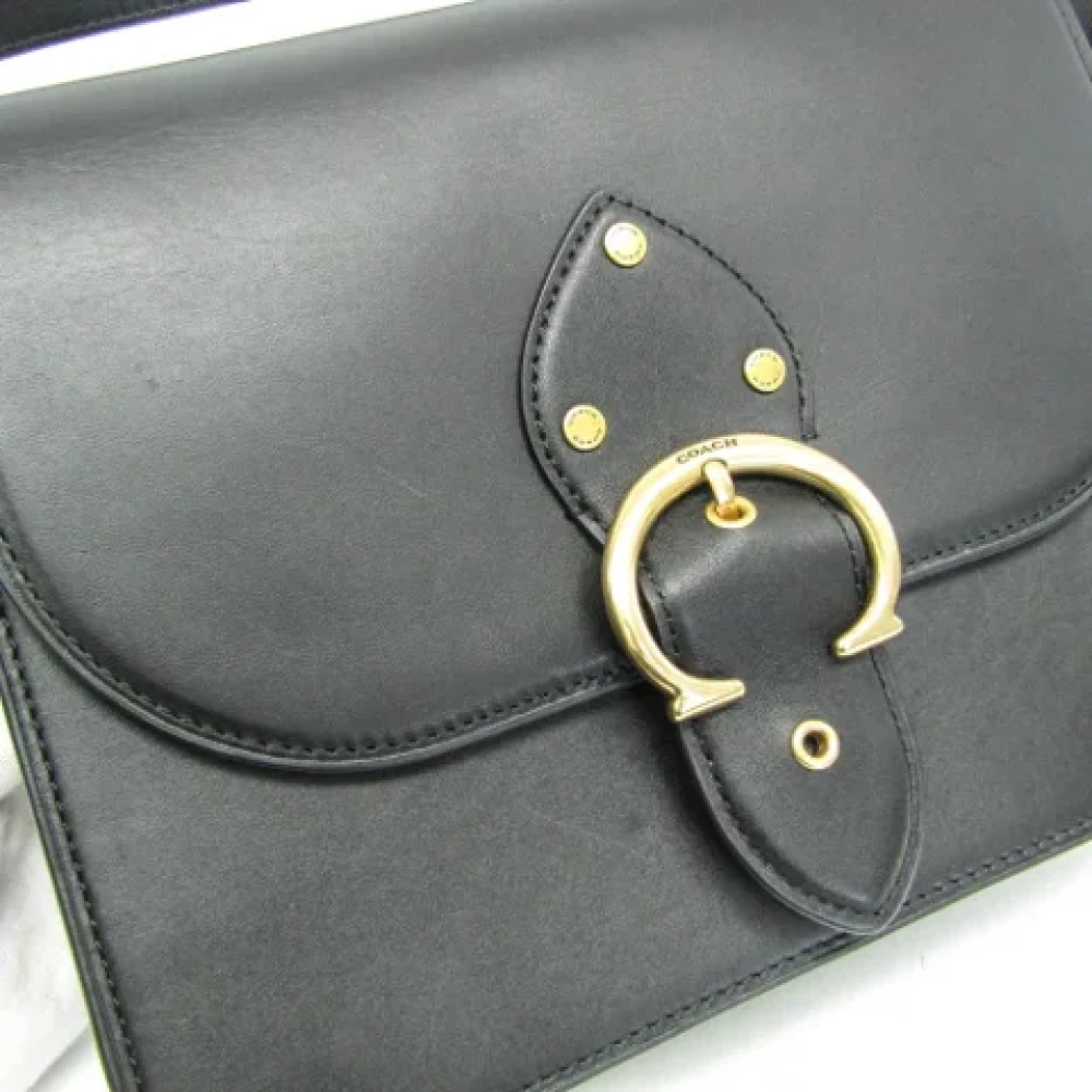 Coach Pre-owned Leather handbags Black Dames