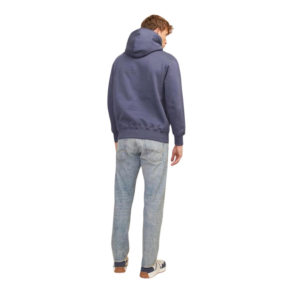 jack & jones Frederiksberg Hoodie met 3-D print Blue Heren