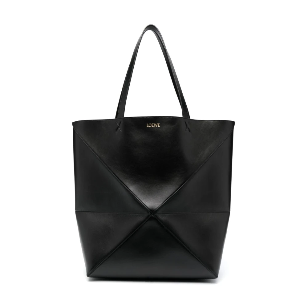 Loewe Men's Black Puzzle Fold Tote Xl - Shopping Bags - One Size - Bags
