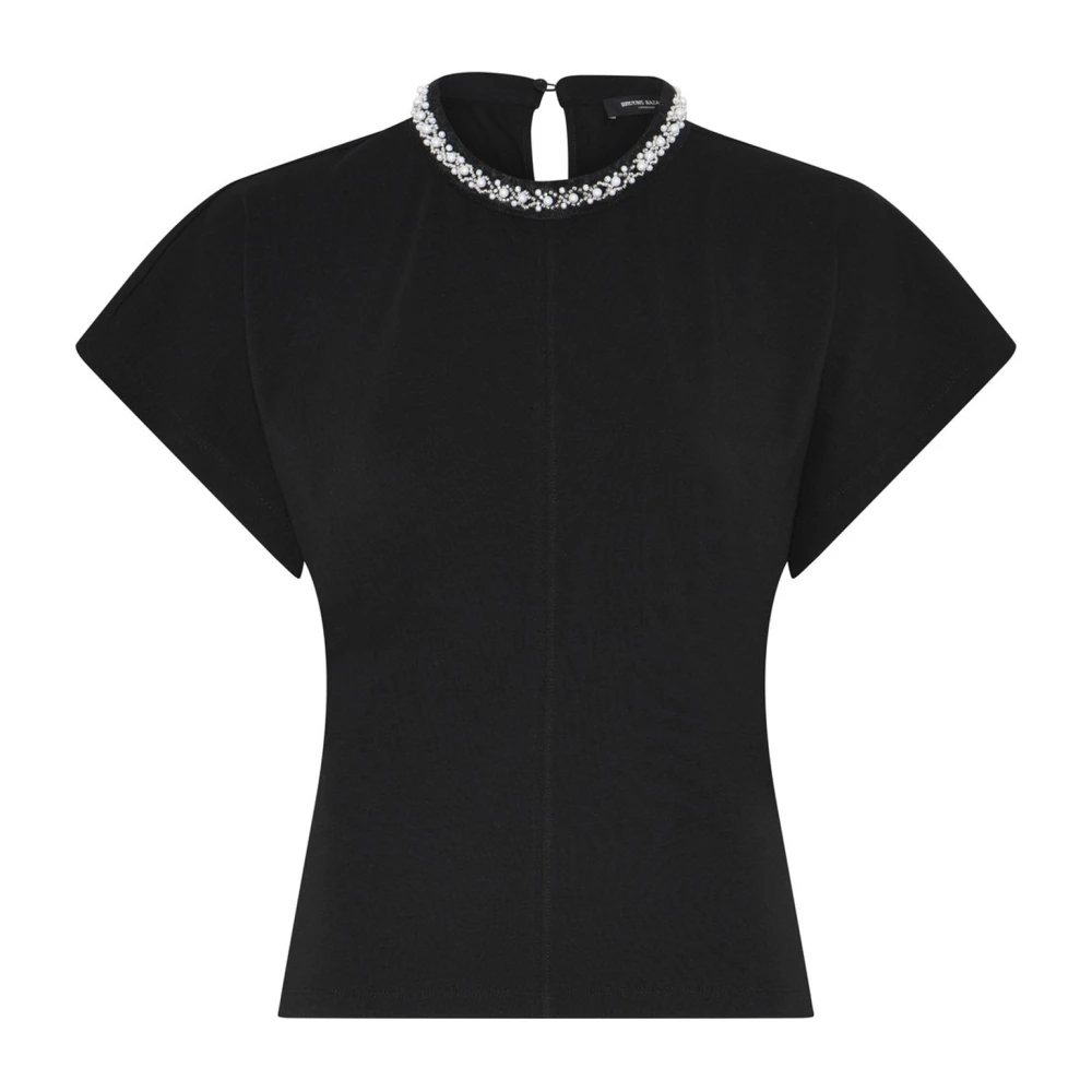 Bruuns Bazaar Women's Black Blouses, M, Alnusbbverena Blouse