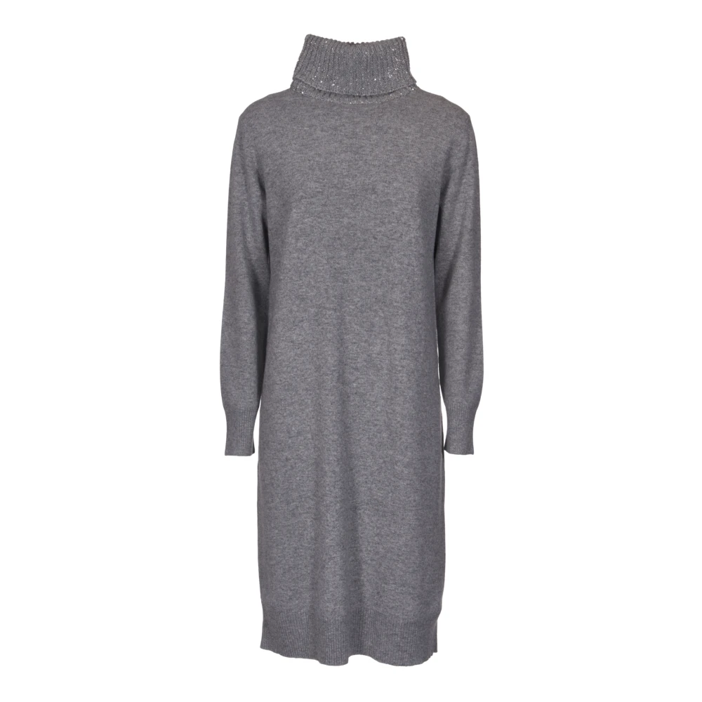 Fabiana Filippi Stijlvolle Sweater Collectie Gray Dames