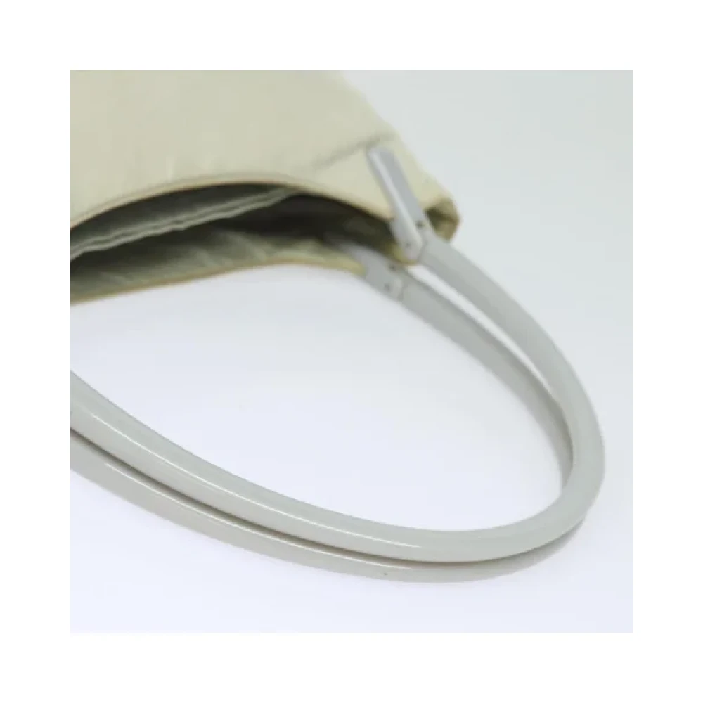 Prada Vintage Pre-owned Nylon prada-bags Beige Dames