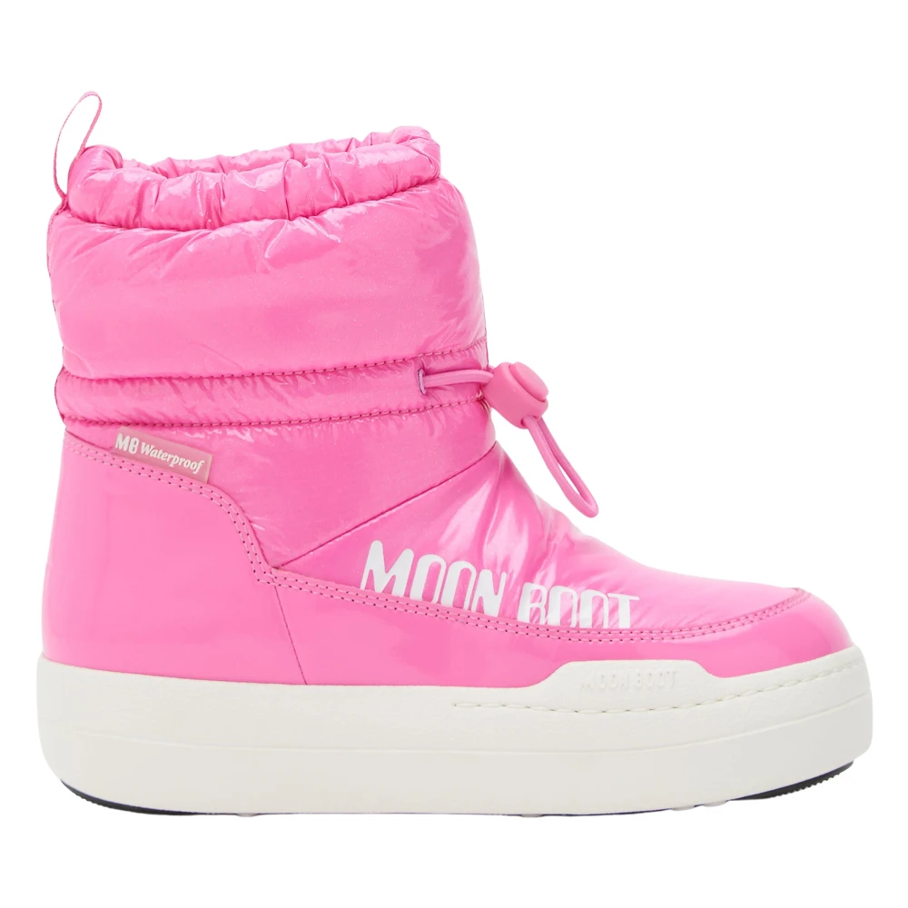 Moon Boot Girls Pink Kids Boots, 36 Eu, Junior Park Tube Mid Boots
