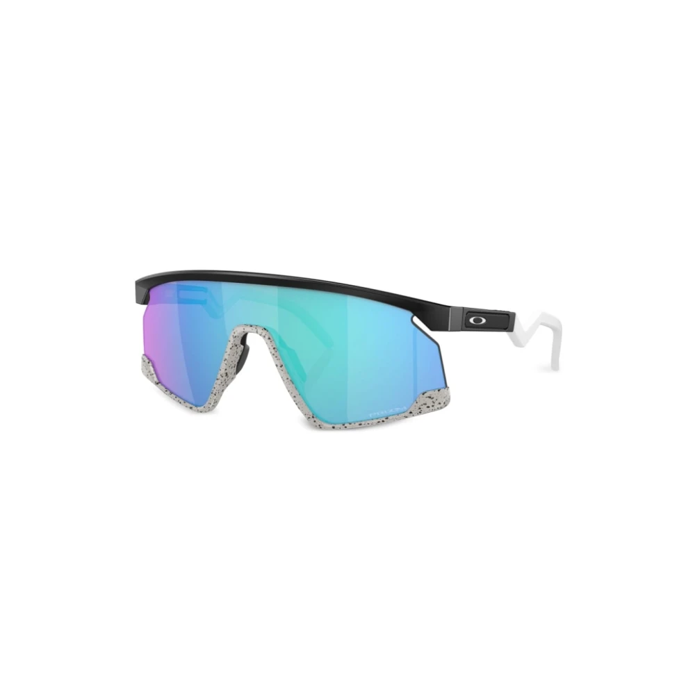 Oakley Unisex Nero Occhiali Sportivi, Occhiali Da Sole Oo9280 Usati ( Opaco, Zaffiri Prizmari, Zaffiro Prizmato), - Immagine 5