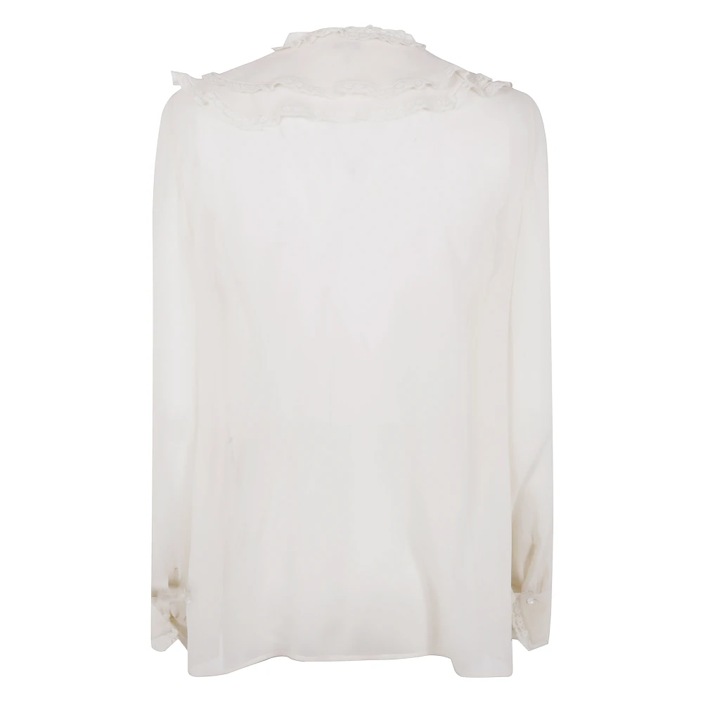 Chloé Klassiek Overhemd Beige Dames