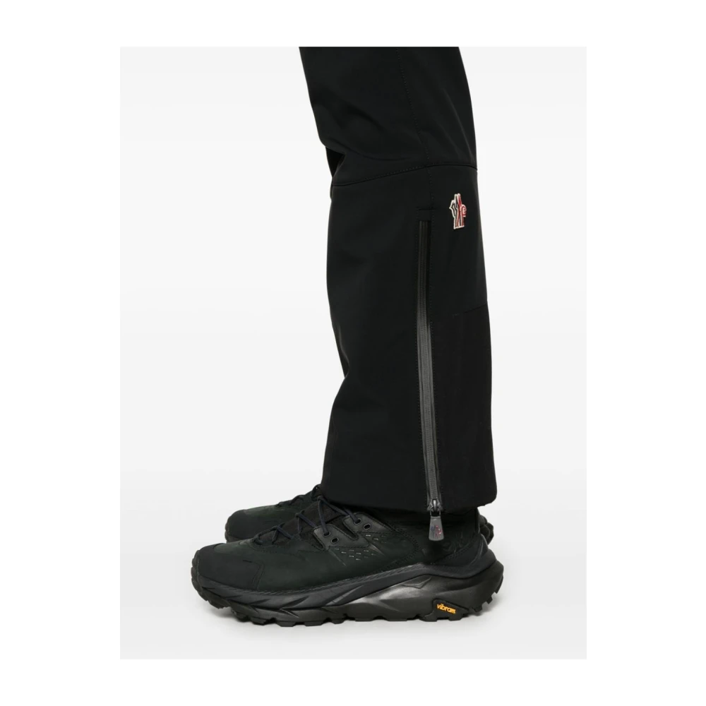 Moncler Zwarte Broek voor Mannen Aw24 Black Heren