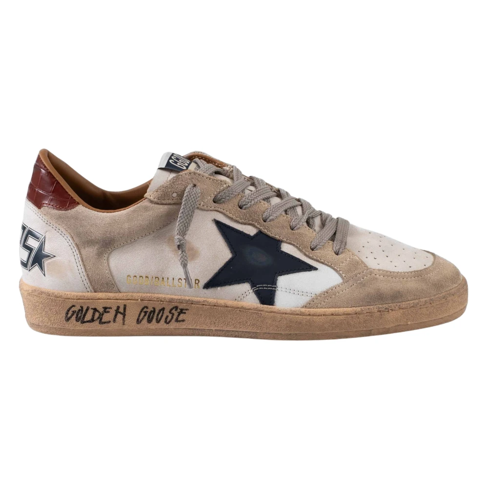 Golden Goose Uomo Multicolor Ballstar Double Quarter With Fol