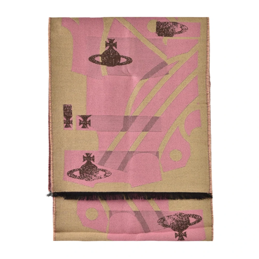 Vivienne Westwood Sjaal in wol en zijde mix Multicolor Dames