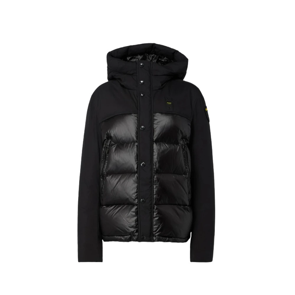 Blauer Zwarte Brook Jas Black Heren