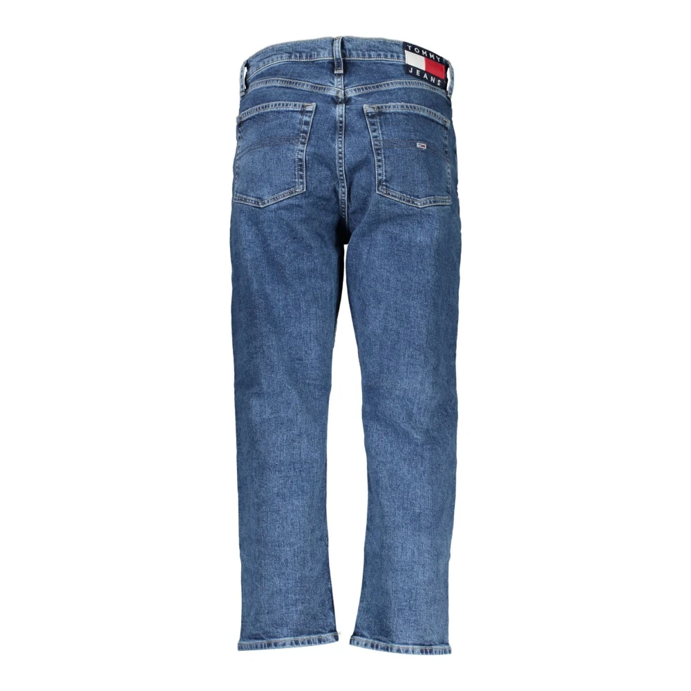 Tommy Hilfiger Blauwe Denim Jeans met Borduurwerk Blue Dames