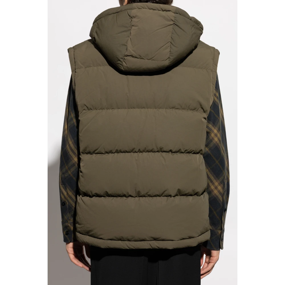 Burberry Dons gevoerde jas Green Heren