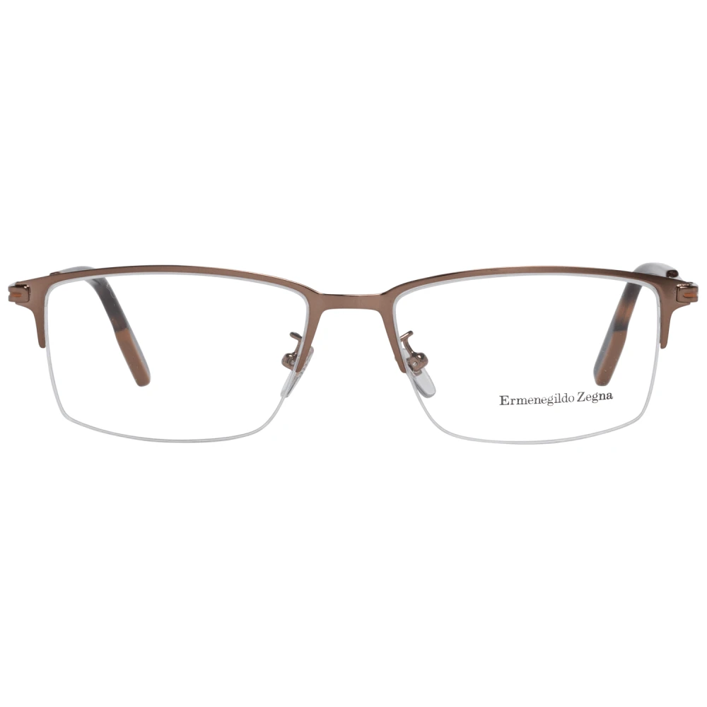 Ermenegildo Zegna Bronzen Heren Optische Brillen Brown Heren