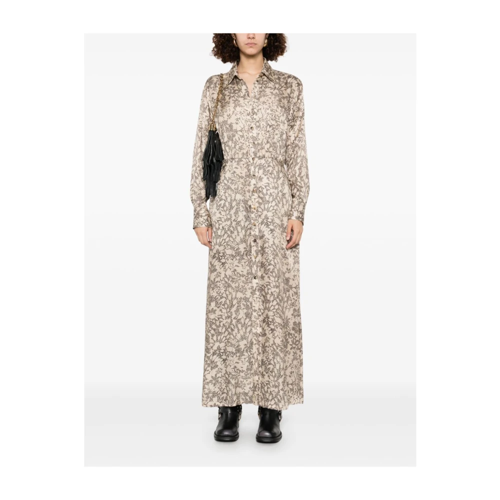 Golden Goose Multikleur Jurk met Voorknoopsluiting Multicolor Dames