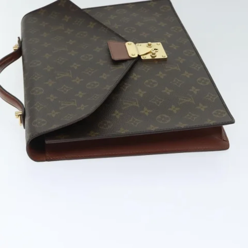 Louis Vuitton Vintage Pre-owned Canvas briefcases Brown Dames