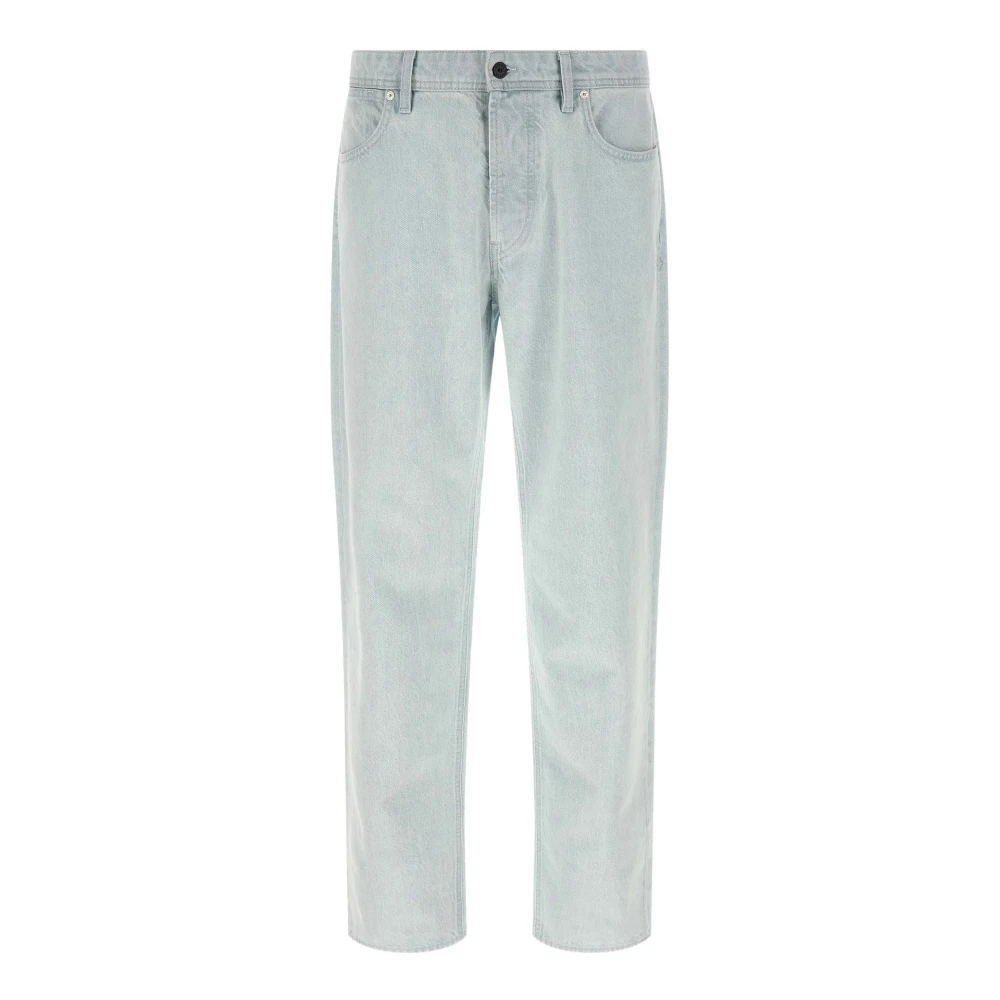Stone Island Blue Straight Fit Jeans, Male, W36, Cotton Denim Jeans