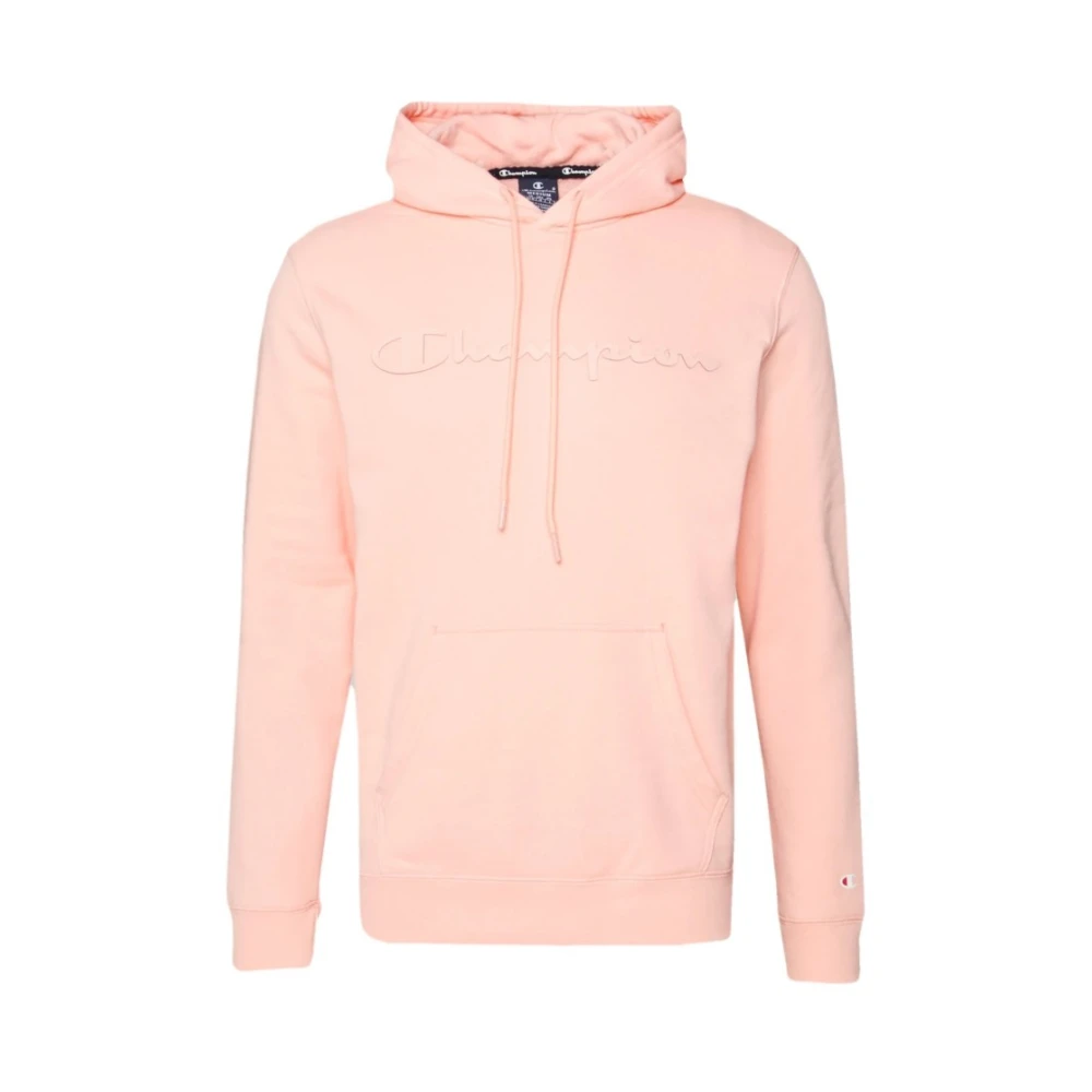 Champion Rosa Logo Hoodie Pink, Herr