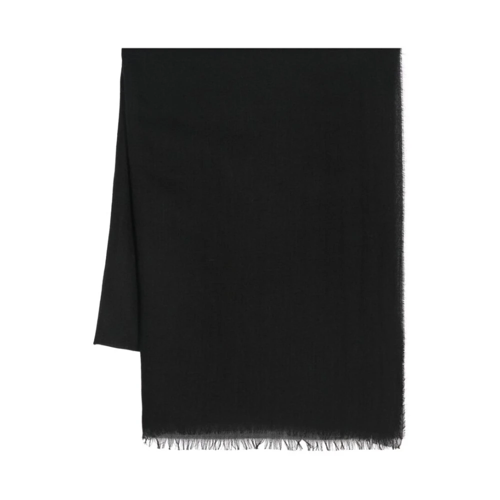 Lady Anne Kasjmier Zwarte Sjaal Wraparound Stijl Black Heren