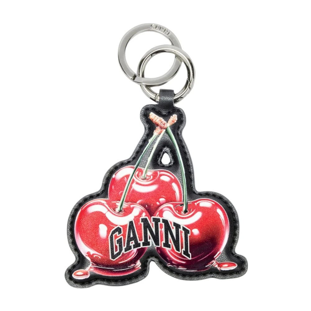 Ganni Women's Multicolor Keyrings With Cherries - Keychains - One Size - Accessories