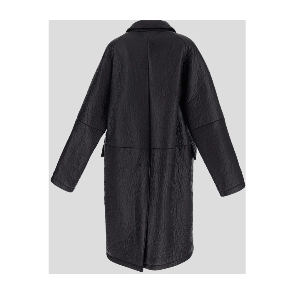Salvatore Santoro Leren jas Black Heren