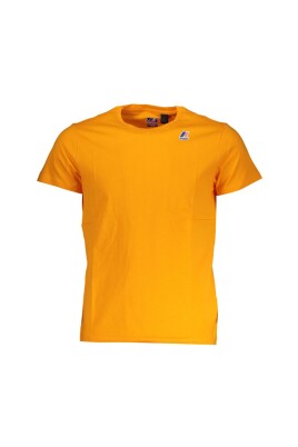 t-shirt-en-coton-orange-avec-logo-imprime