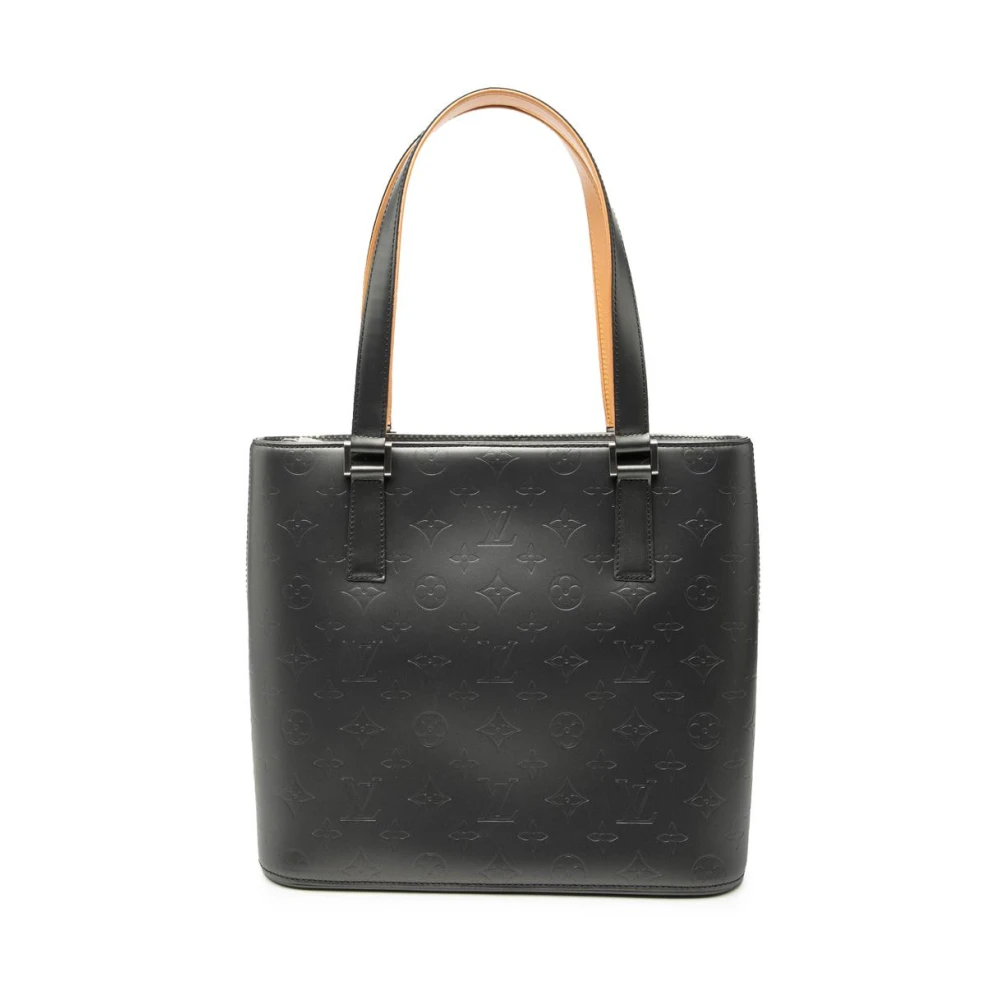 Louis Vuitton Vintage Women's Gray Pre-Owned Vintage Monogram Embossed Tote Bag