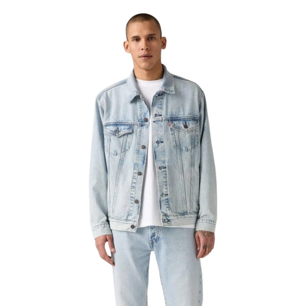 Levi's Uomo Blu Giacche, M, New,