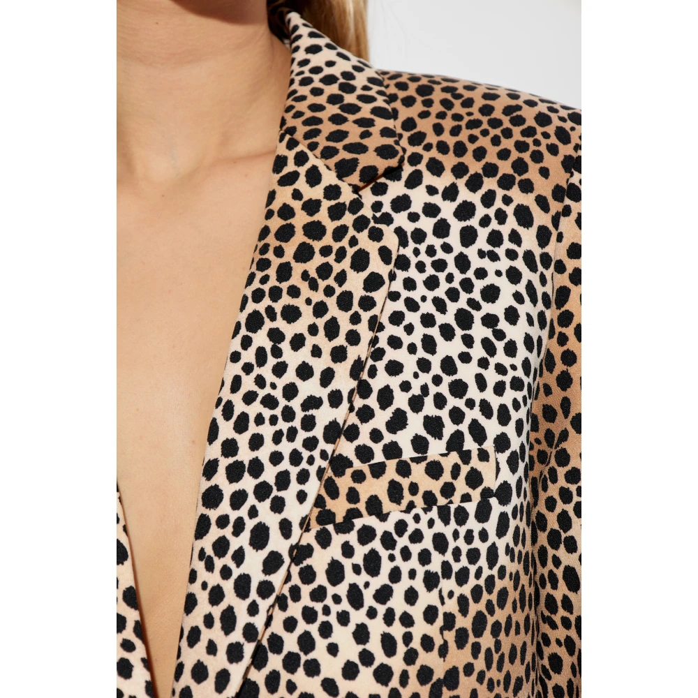 Michael Kors Blazer met dierenprint Multicolor Dames