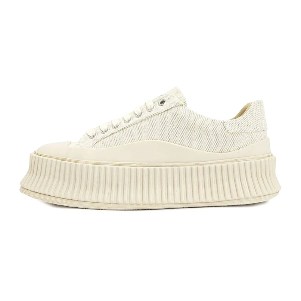 Jil Sander Women's Beige Trainers - Sneakers - 8 Uk - Shoes