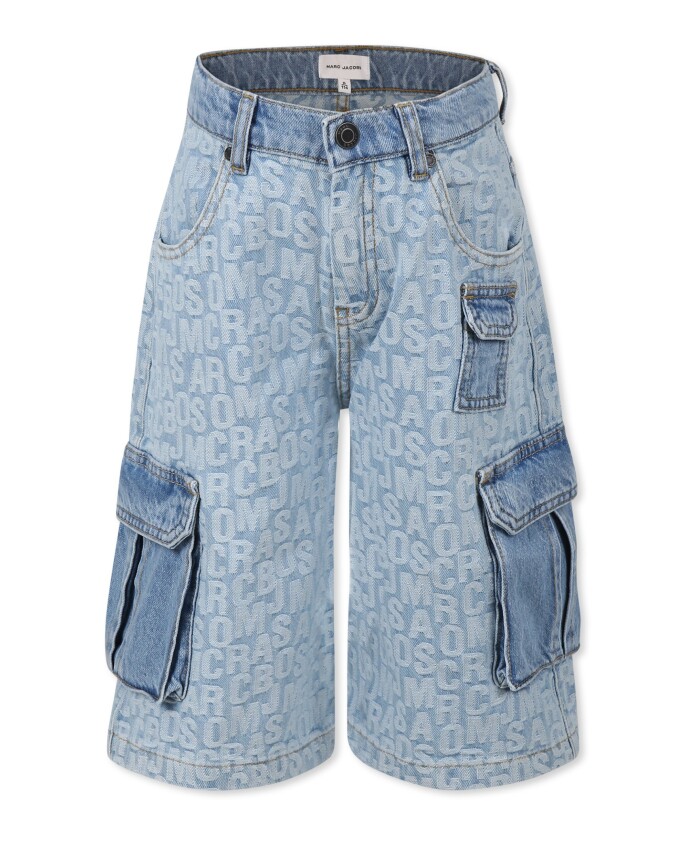 shorts-casual-en-denim-avec-logo-jacquard